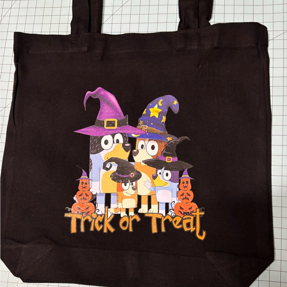 Bluey Halloween tote bag